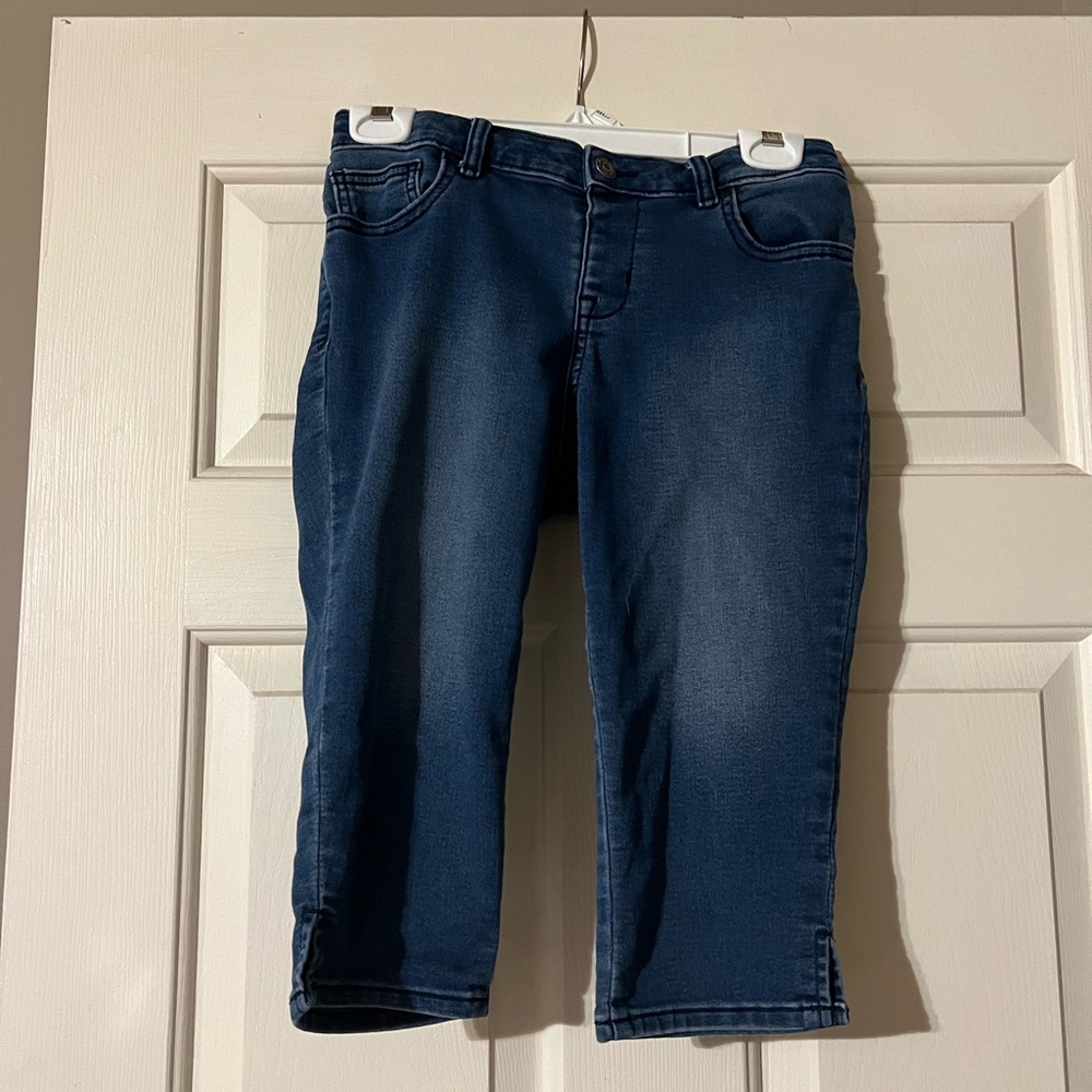 Girl Cat and Jack Jean Capris Adjustable Waist/ Ultimate Stretch